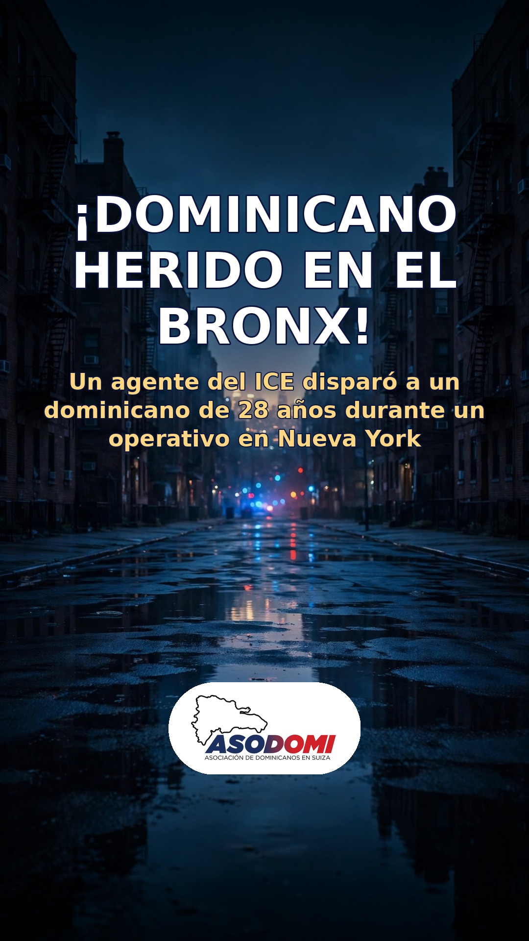 ¡Dominicano herido en el Bronx!