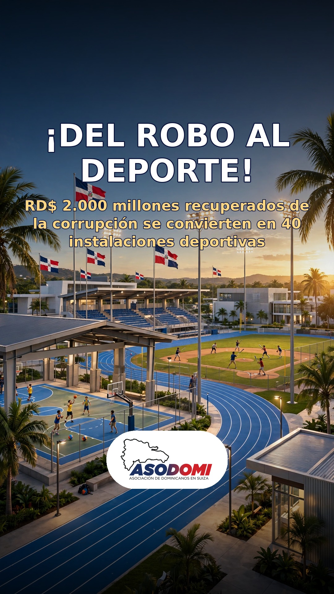 ¡Del robo al deporte!