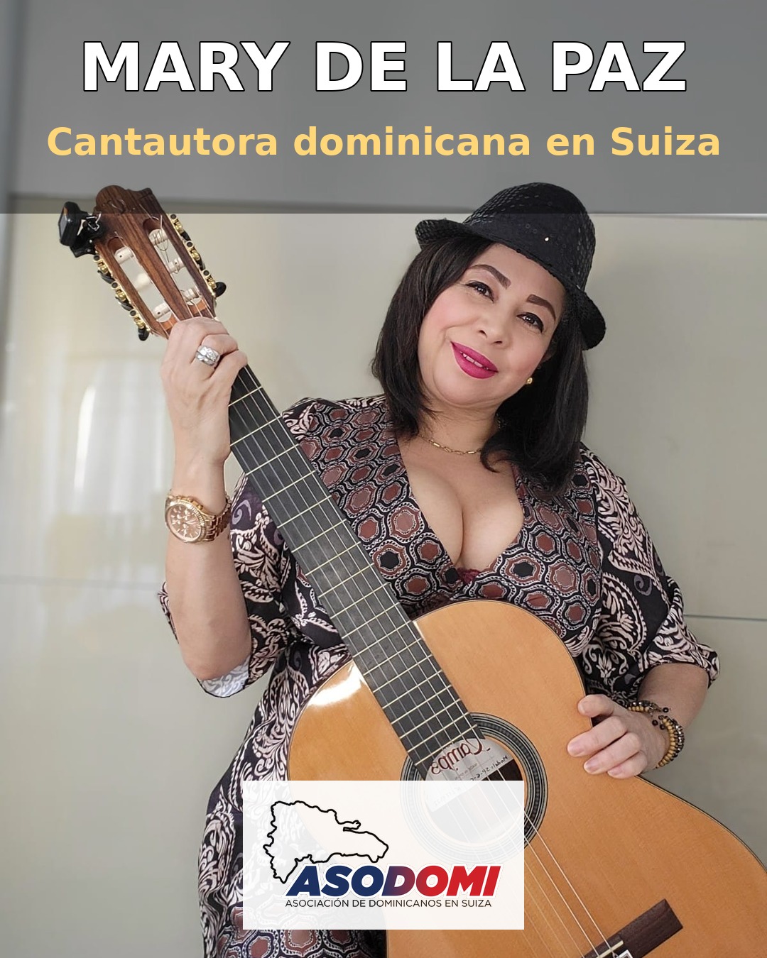 Mary de la Paz: una voz dominicana que brilla en Suiza