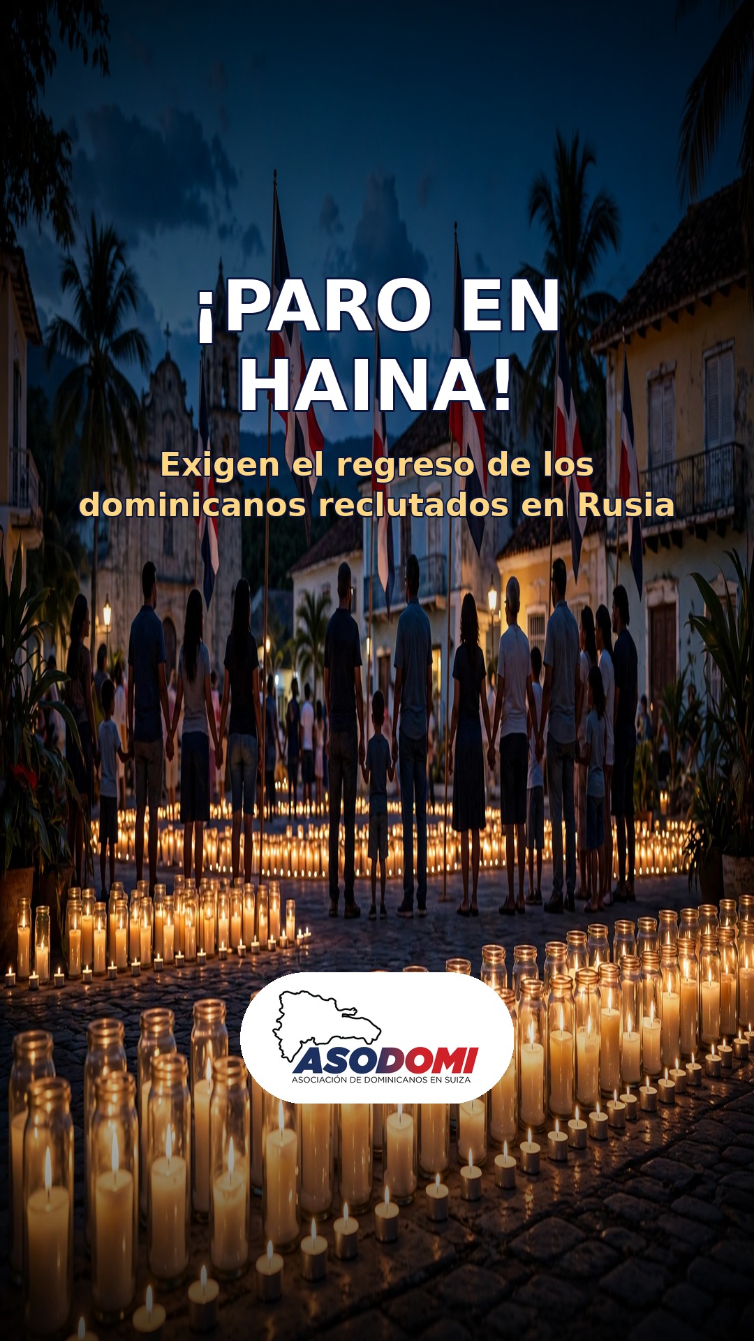 ¡Paro en Haina! Exigen el regreso de los dominicanos reclutados en Rusia