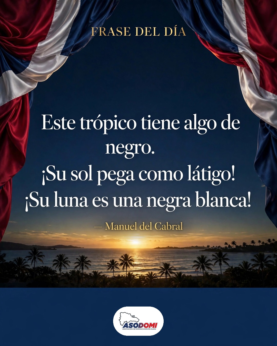 Frase del día: Manuel del Cabral y el orgullo de nuestras raíces caribeñas