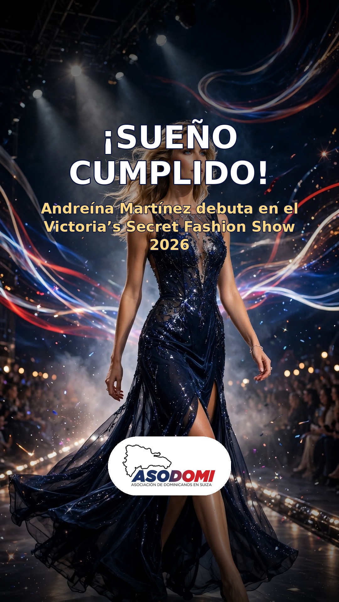 ¡Sueño cumplido! Andreína Martínez debuta en el Victoria's Secret Fashion Show 2026