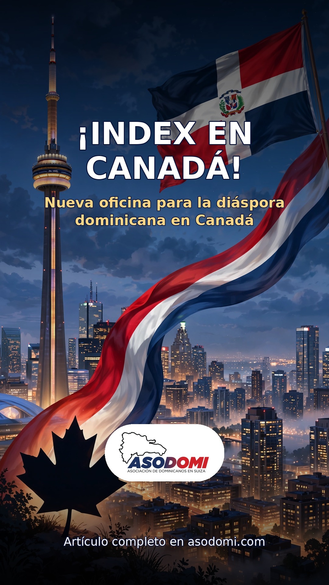 ¡INDEX en Canadá! Nueva oficina para la diáspora dominicana