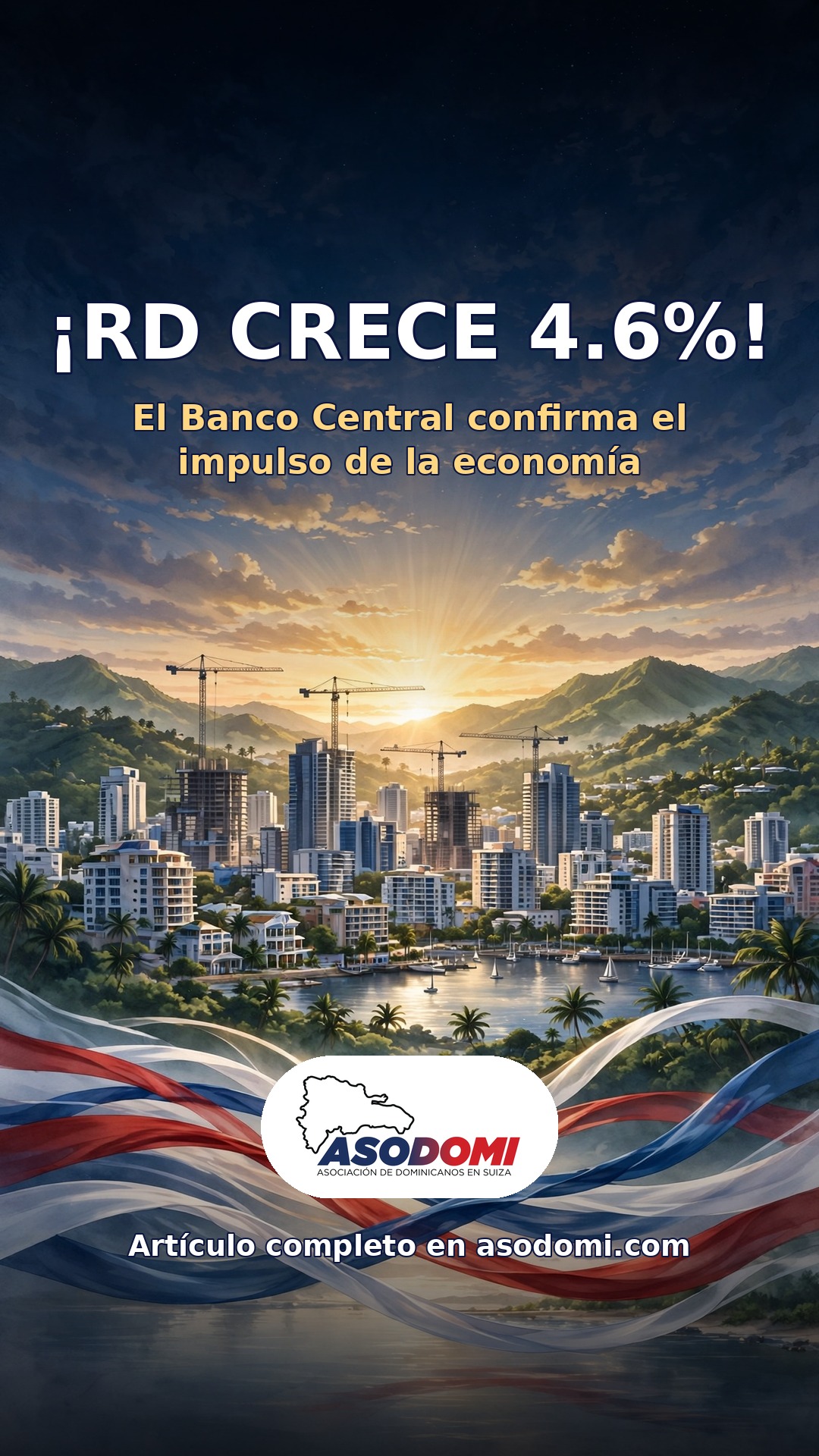 ¡RD crece 4.6%! La economía dominicana mantiene su impulso entre enero y septiembre de 2026