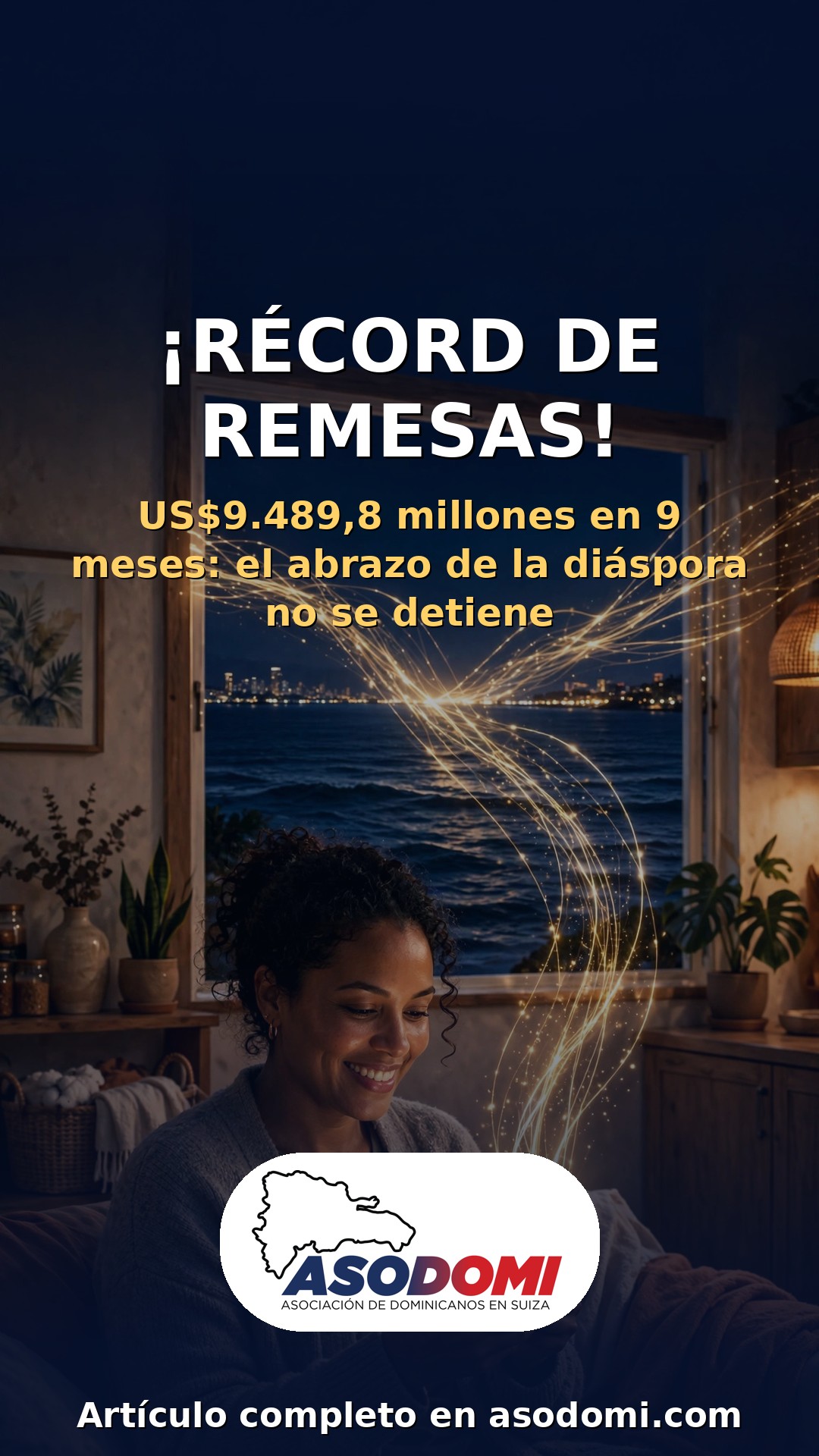 ¡Récord de remesas! US$9.489,8 millones en 9 meses: el abrazo de la diáspora no se detiene